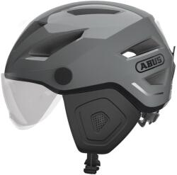 ABUS kerékpáros városi sisak Pedelec 2.0 ACE, In-Mold, beépített átlátszó szemüveggel, race grey, S