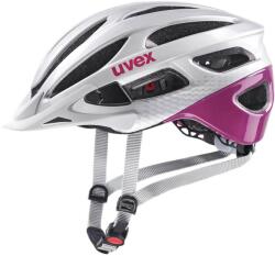 uvex HELMA TRUE SISAK SILVER - FUCHSIA 52-55 cm