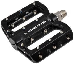 Longus Pedál Mtb Alu Ipari Csapágyas Cserélhető Tüskés Fekete