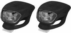 LONGUS Lámpaszett E+H 2 Funkciós/2Led Szilikon Fekete