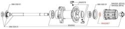 Mavic Internal Freewheel Spacer Ftsl/Ftsx