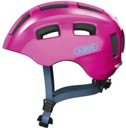 ABUS kerékpáros gyerek sisak Youn-I 2.0, In-Mold, sparkling pink, M