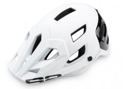 R2 Bukósisak ATH31A/M TRAIL Inmold, matt/fényes fehér/fekete( 55 - 59 cm) - bringaboard