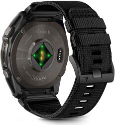 Tech-Protect NYLON CLASSIC GARMIN FENIX 5X / 5X PLUS / 6X / 6X PRO / 7X / 8 (51 MM) FEKETE óraszíj