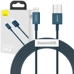 Baseus Superior Series USB-Lightning kábel, 2, 4 A, 2 m (kék) - smartdiszkont