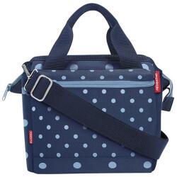 KLICKfix Handlebar bag ROOMY mixed dots blue