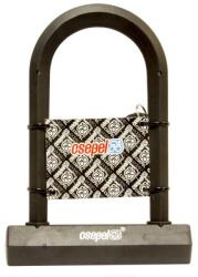 Csepel Zár U 186X260Mm Szilikon Kulcs Fekete Ty-3872 (41980093BK) - bringaboard