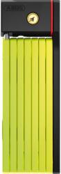ABUS hajtogatható lakat uGrip BORDO Big 5700/100, SH tartóval, lime - bringaboard