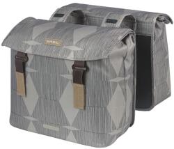 Basil dupla táska Elegance Double Bag, szürke - bringaboard