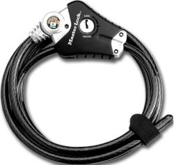 Master Lock Lakat 8428 Python Sodrony 180cmx10mm fekete