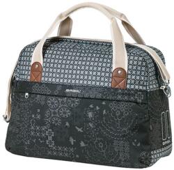 Basil egyoldalas táska Boheme Carry All, Hook ON, charcoal fekete - bringaboard