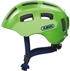 ABUS kerékpáros gyerek sisak Youn-I 2.0, In-Mold, sparkling green, M