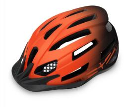 R2 Bukósisak ATH33C/M Inmold SPIRIT matt narancs/fekete (54 - 58cm)