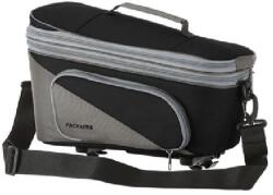 racktime Carrier Bag Talis Plus, Black/Grey, 8+7 L SnapIt