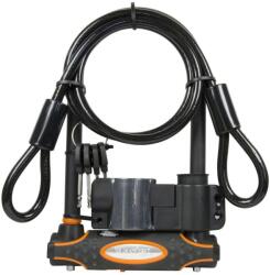 Master Lock Lakat U-lakat Spirállal 8274 210 mmx110 mmx13 mm fekete