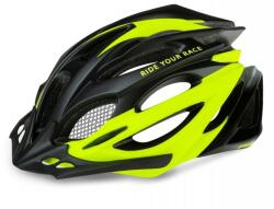 R2 Bukósisak ATH02U/M PRO TEC inmold. fekete/fluo. sárga - bringaboard