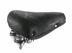 Selle Monte Grappa Nyereg 100 Laguna Duplarugós fekete (pat-100BLACK_ANYE)