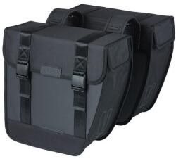 Basil dupla táska Tour Waterproof, Universal Bridge System, fekete - bringaboard