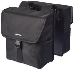 Basil dupla táska Go Double Bag, Universal Bridge System, solid fekete