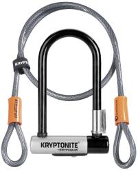 Kryptonite Kryptolok Mini-7 U-lakat + hurokkábel (biker-180336)