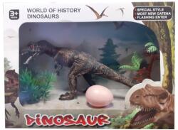 Dino World Tyrannoszaurusz Rex dinoszaurusz figura tojással és növényekkel - 3 éves kortól, Lányoknak és fiúknak