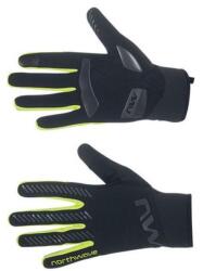Northwave Kesztyű téli Active Gel hosszú fekete-fluo sárga S