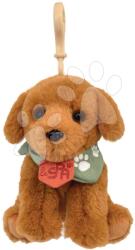 Histoire d'Ours Breloc cățeluș de pluș SPA Collection Histoire d’ Ours maro 13 cm de la 0 luni (HO3307)