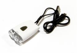 Csepel Villogo Elsö Usb 2Led 3Funk Fehér Lámpa (44380033WH)