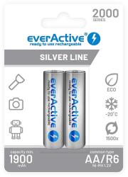 everActive Set 2 baterii reincarcabile EverActive AA/R6, 2000mAh, Silver line, Preincarcate