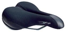 BBB Cycling nyereg BSD-13 MultiDensity, női, szintetikus bőr bevonat, anatómiai nyílással, 170mm széles, 250mm hosszú, fekete