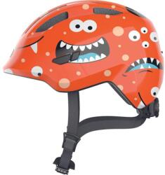 ABUS kerékpáros gyerek sisak Smiley 3.0, In-Mold, orange monster, S