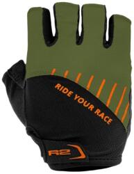 R2 Kesztyű VOUK ATR19R/XL-es, fekete/khaki zöld