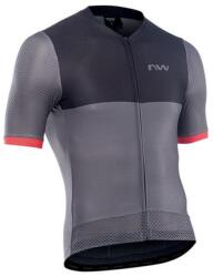 Northwave Mez Storm Air Rövid szürke/piros 3XL