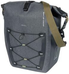 Basil egyoldalas táska Navigator Storm MIK Side L, 25-31 l, fekete