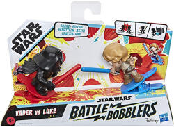 Disney Disney, Star Wars Battle Bobblers Vader vs Luke csipeszes figura - Hasbro - Fiúknak, 4 éves kortól