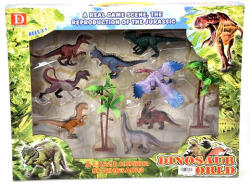 Dino World Dinoszauruszos 8db-os játékszett kiegészítőkkel - 3 éves kortól, Fiúknak