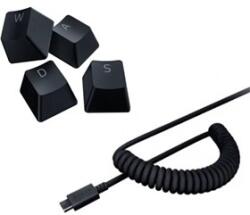Razer Keyboard PBT Keycap + Coiled Cable Upgrade Set - Classic Black (RC21-01490800-R3M1)