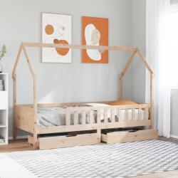 vidaXL tömör fenyőfa gyerekágykeret 80 x 200 cm (3302035)