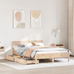 vidaXL tömör fenyőfa ágy matrac nélkül 140 x 200 cm (3301749)