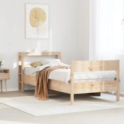 vidaXL tömör fenyőfa ágy matrac nélkül 75 x 190 cm (3306210)