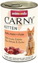 Animonda Élelmiszer CARNY KITTEN borjúhús, csirke + pulyka 6 x 400 g