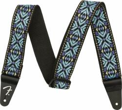 Fender Pasadena Woven Strap Blue Snowflake Curea de chitară