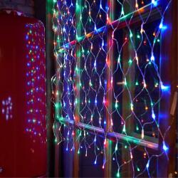  144 led мрежа 160 х 155 см. многоцветна К3