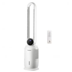 Beper Léghűtő torony Beper P206RAF300, 65W, 3 sebesség, 2 l, Ionizáció, LED, Érintő kijelző, Fehér (P206RAF300)