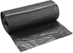  Szemeteszsák 160 liter 80 x 120 cm 22 mikron 10 db/tekercs fekete - tonerpiac