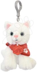 Histoire d'Ours Plüss cica kulcstartó Welcome Home SPA Collection Histoire d’ Ours fehér 13 cm 0 hó-tól (HO3309)