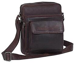 Chesterfield BATH barna színű, fedeles előzsebes válltáska C48-0837-01