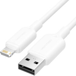 Vention USB-A 2.0 -> Lightning, (2, 4A, fehér) 2m, kábel (LAMWH) - onlinepatron