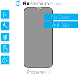 FixPremium Privacy Anti-Spy Glass - Geam securizat pentru iPhone XR & 11