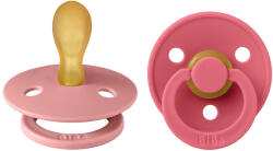 BIBS Cumik szimmetrikus természetes kaucsukból Colour 2 db - méret 2, Dusty Pink / Coral